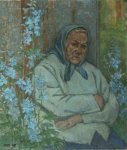 Портрет матери (Мамуля. 88 лет) - 1990, 80х70, холст, масло, 60 000,00руб.